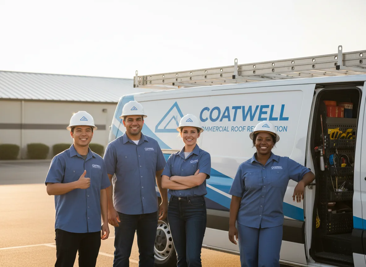Commercial roof coating company in Beaver, IA